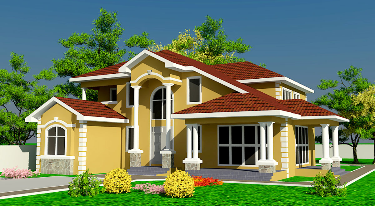 Ghana House Plans – Naanorley House Plan