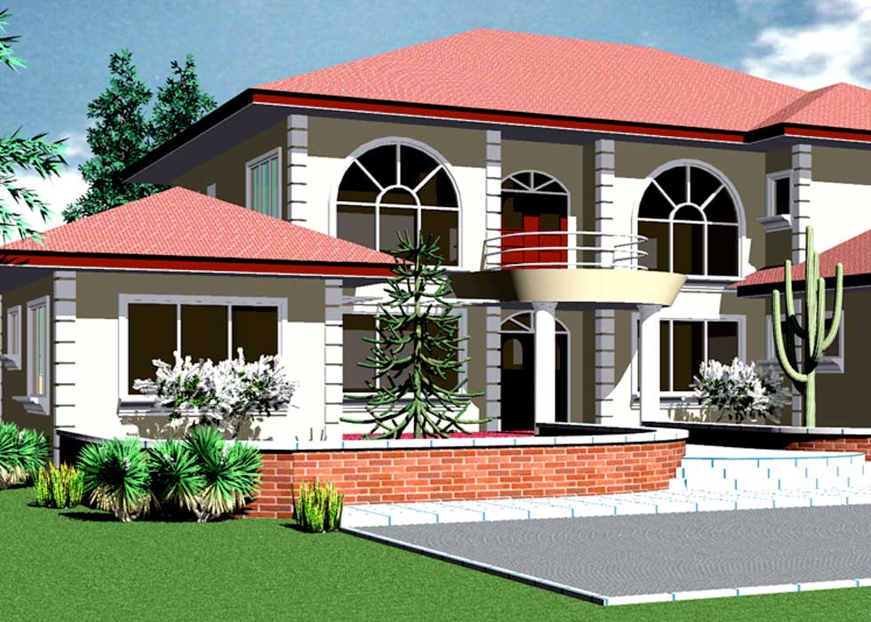 Home Plan – Ohemaa House Plan – $2,997 USD