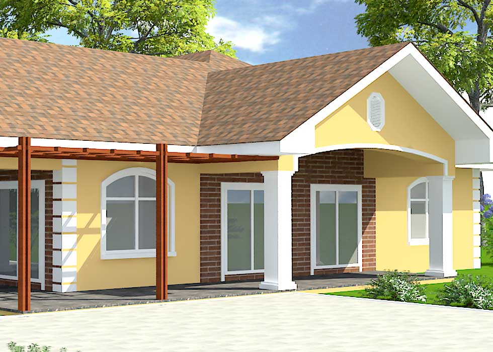 New Home Designs – Larbi House Plan – $1,897 USD